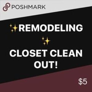 SALE Entire Closet